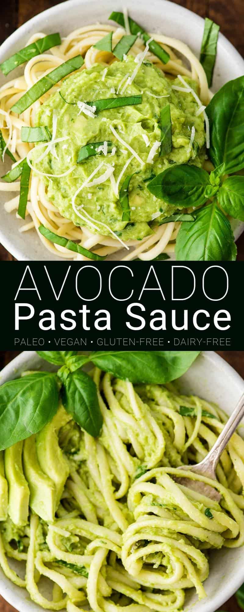 Avocado Pasta Sauce JoyFoodSunshine