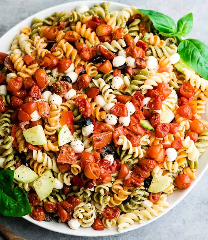 Best Pasta Salad Recipe With Homemade Dressing Joyfoodsunshine