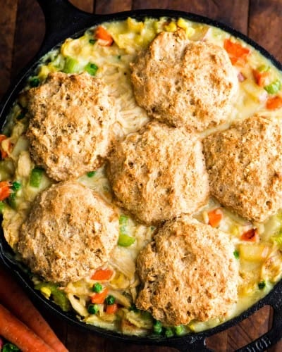 Healthy Chicken Pot Pie - JoyFoodSunshine