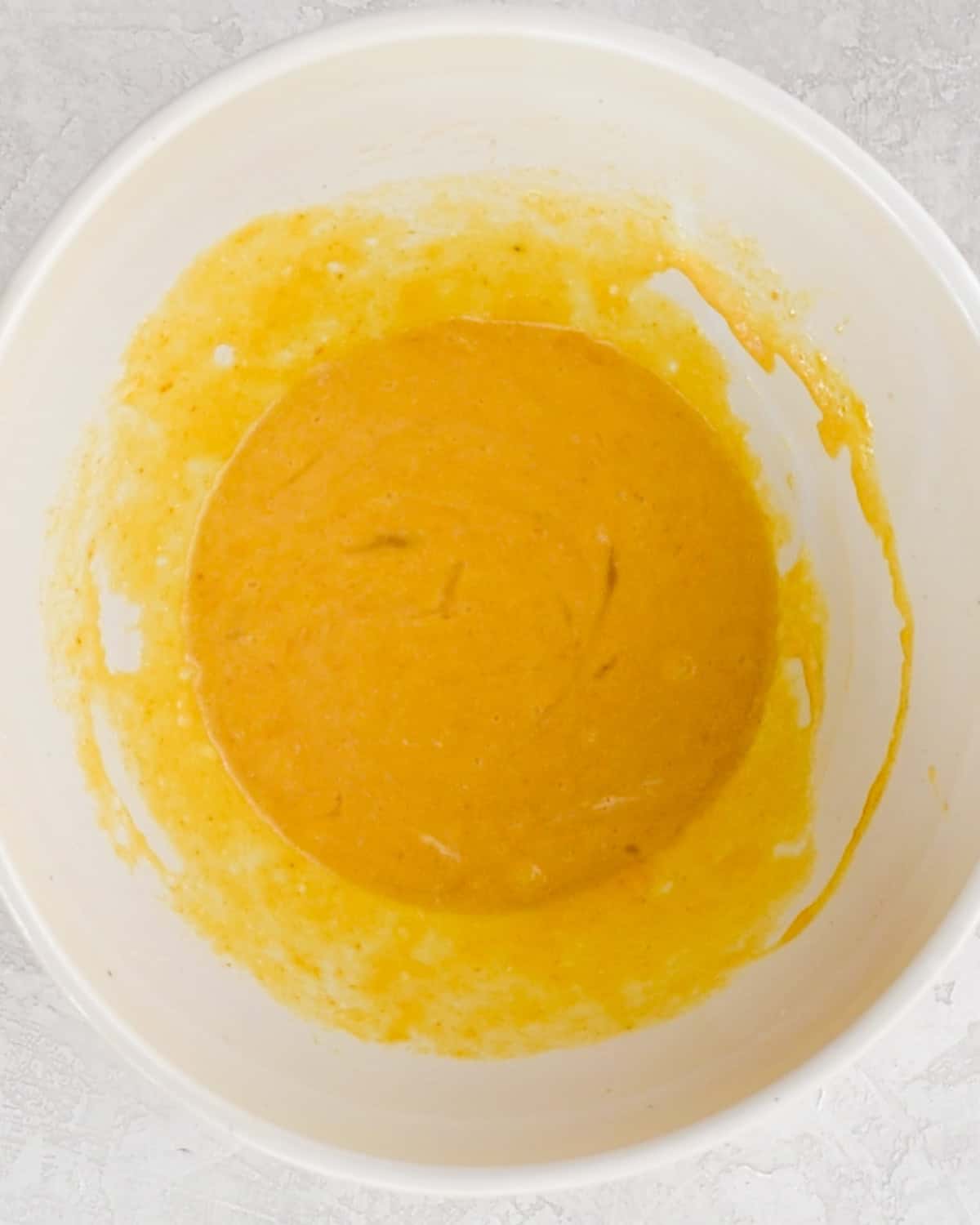 how to make Baked Pumpkin Donuts -   batter after stirring in wet ingredients