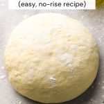 Easy Homemade Pizza Dough Recipe - JoyFoodSunshine