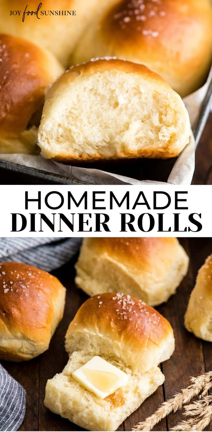 The Best Homemade Dinner Rolls Recipe - JoyFoodSunshine