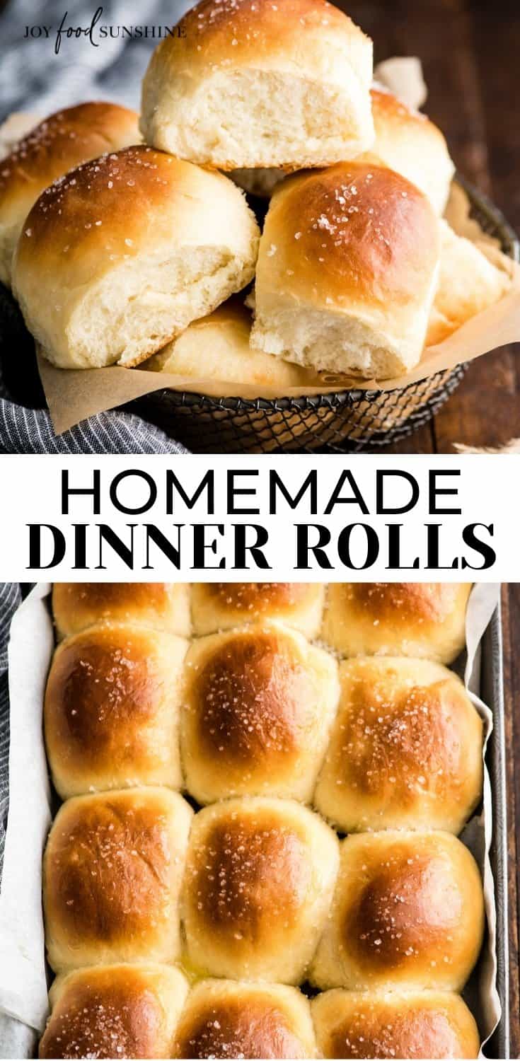 The Best Homemade Dinner Rolls Recipe - JoyFoodSunshine