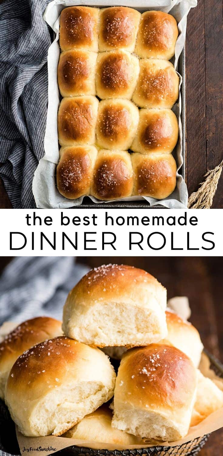 The Best Homemade Dinner Rolls Recipe - JoyFoodSunshine