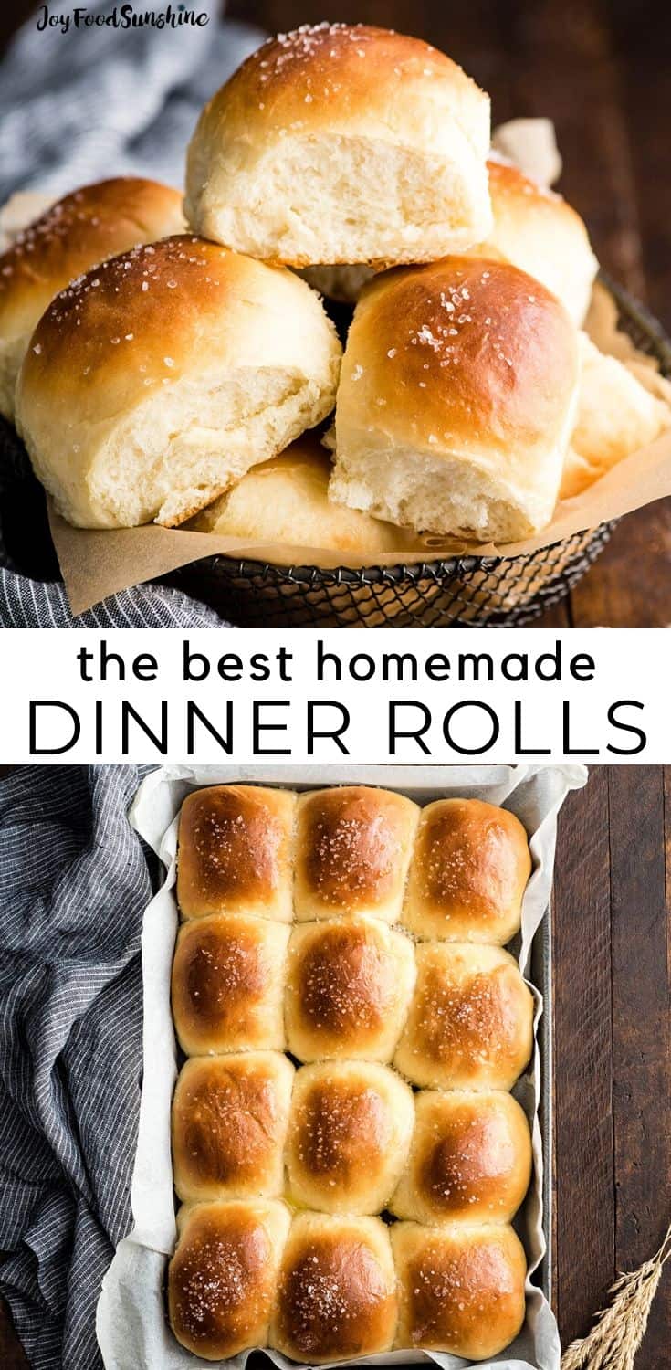 The Best Homemade Dinner Rolls Recipe - JoyFoodSunshine