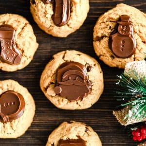 Flourless Peanut Butter Blossom Cookies