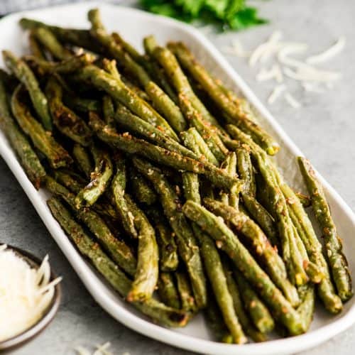 Roasted Parmesan Green Beans - JoyFoodSunshine