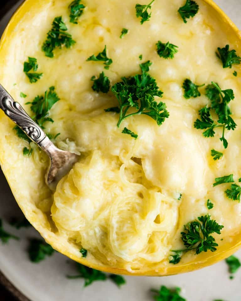 Spaghetti Squash Mac and Cheese JoyFoodSunshine