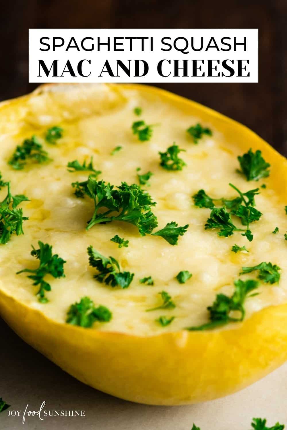 Spaghetti Squash Mac and Cheese - JoyFoodSunshine