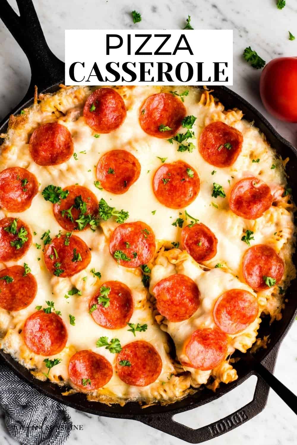 Easy Pizza Casserole Recipe - JoyFoodSunshine