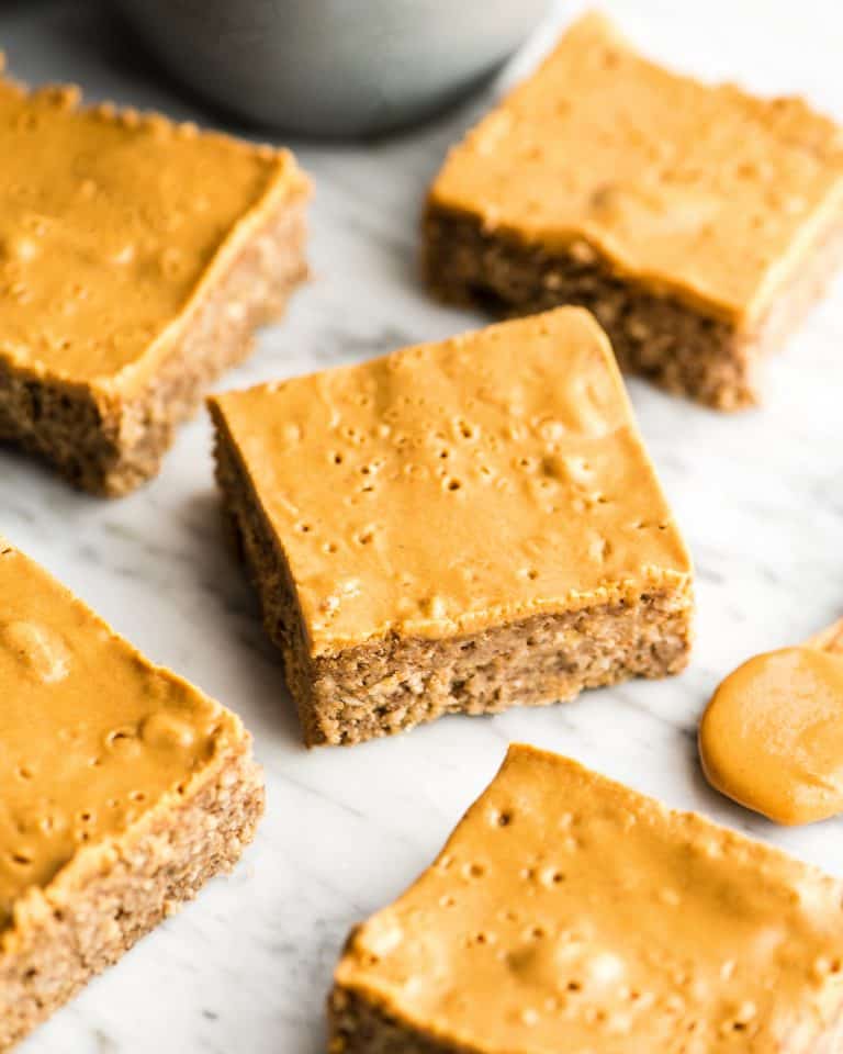 Healthy Peanut Butter Breakfast Bars JoyFoodSunshine