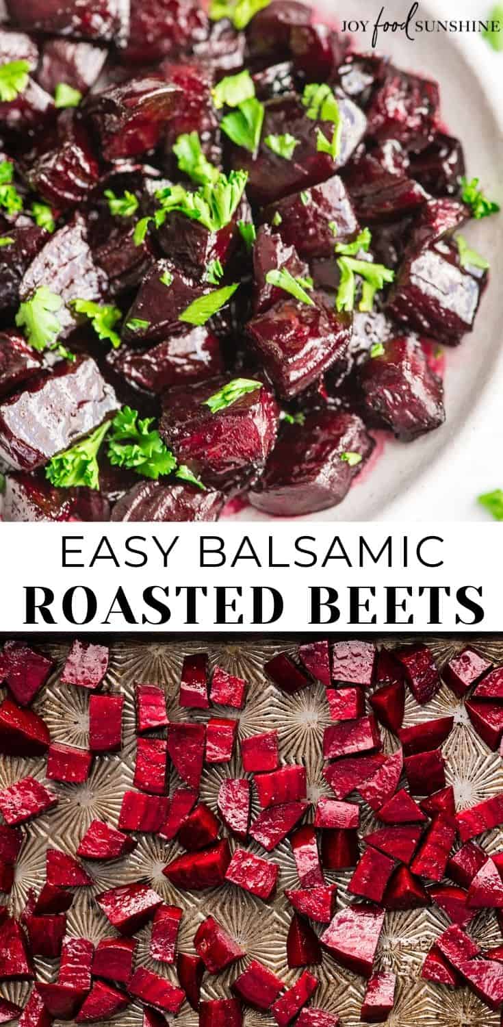 Balsamic Roasted Beets Recipe - JoyFoodSunshine