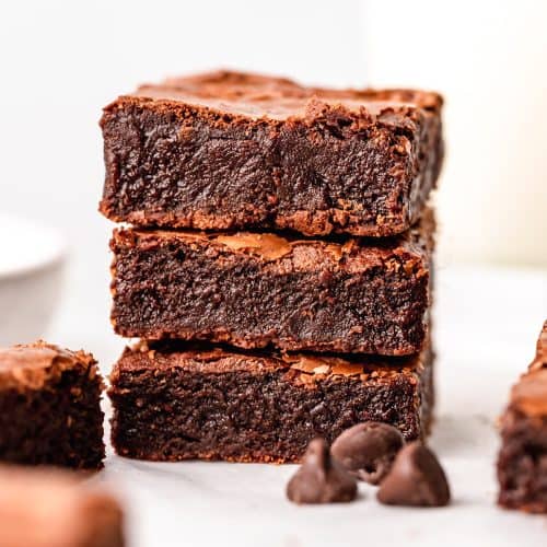 Homemade Deep Dish Brownies Recipe