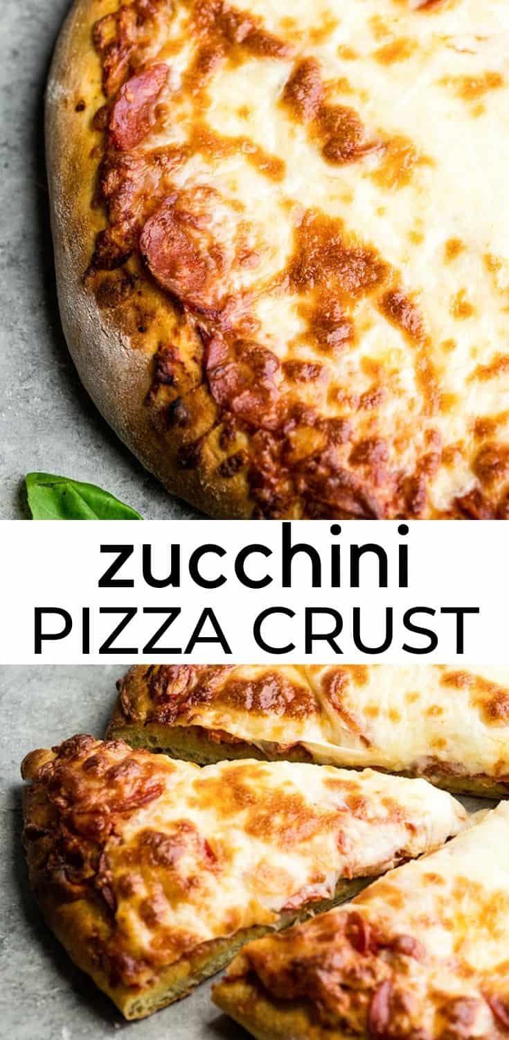 Zucchini Pizza Crust - JoyFoodSunshine