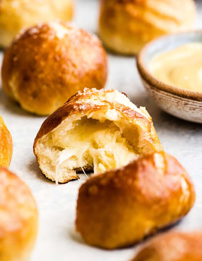 Cheesy Homemade Pretzel Bites Joyfoodsunshine