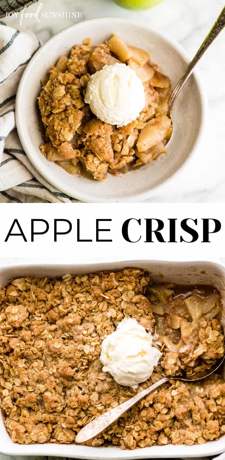 Best Apple Crisp Recipe - JoyFoodSunshine