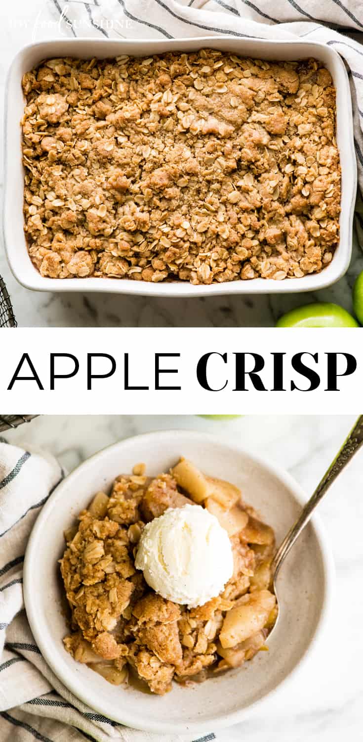 Best Apple Crisp Recipe - JoyFoodSunshine