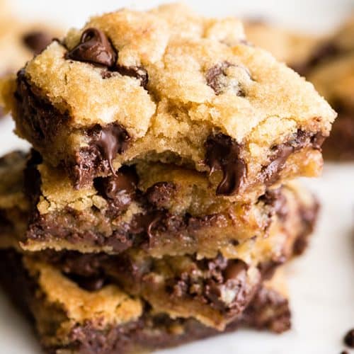 Chocolate Chip Cookie Bars Video Joyfoodsunshine