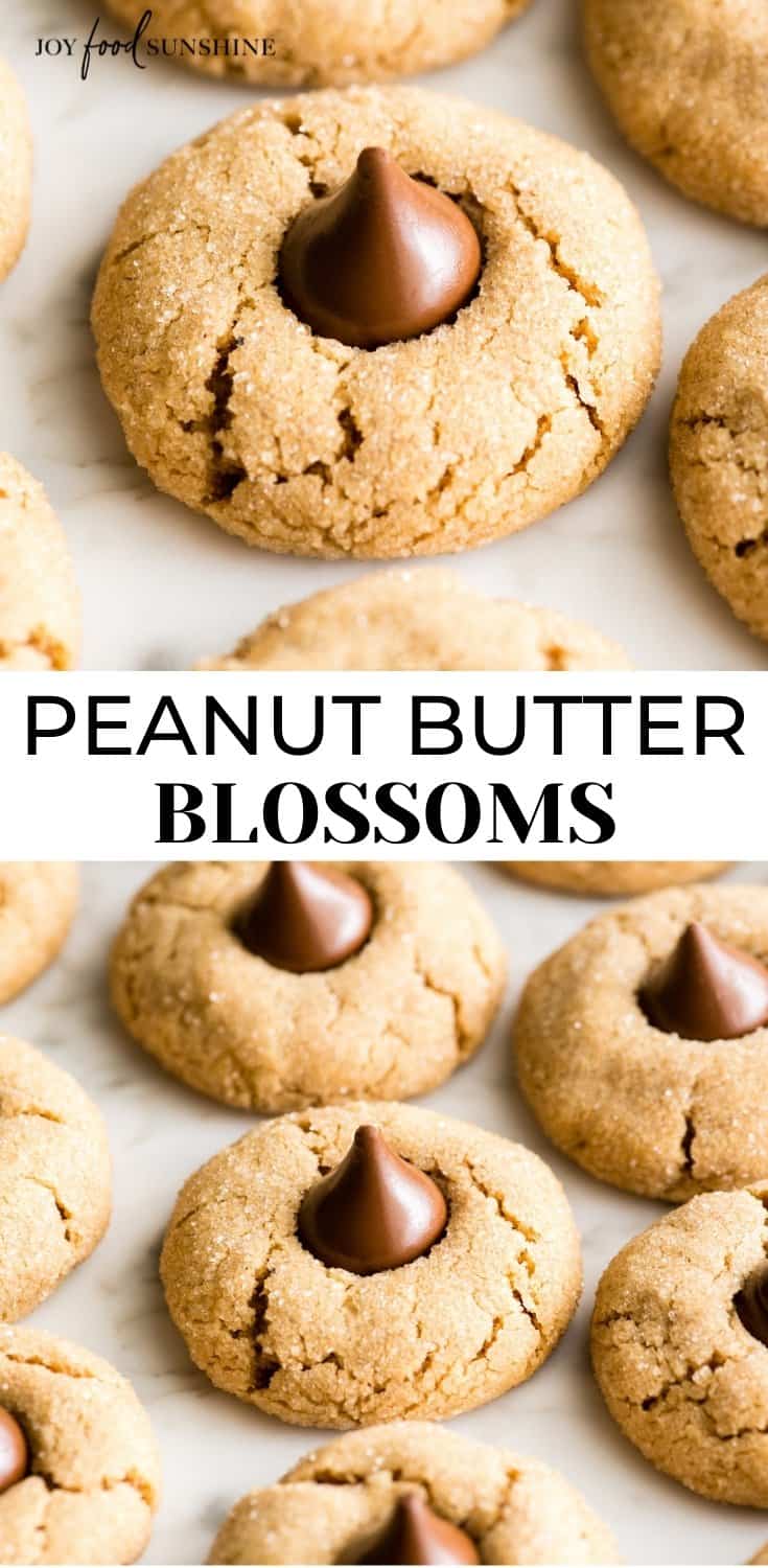 Peanut Butter Blossoms - JoyFoodSunshine