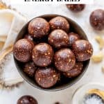 Chocolate Date Energy Balls (Vegan & Paleo) - JoyFoodSunshine