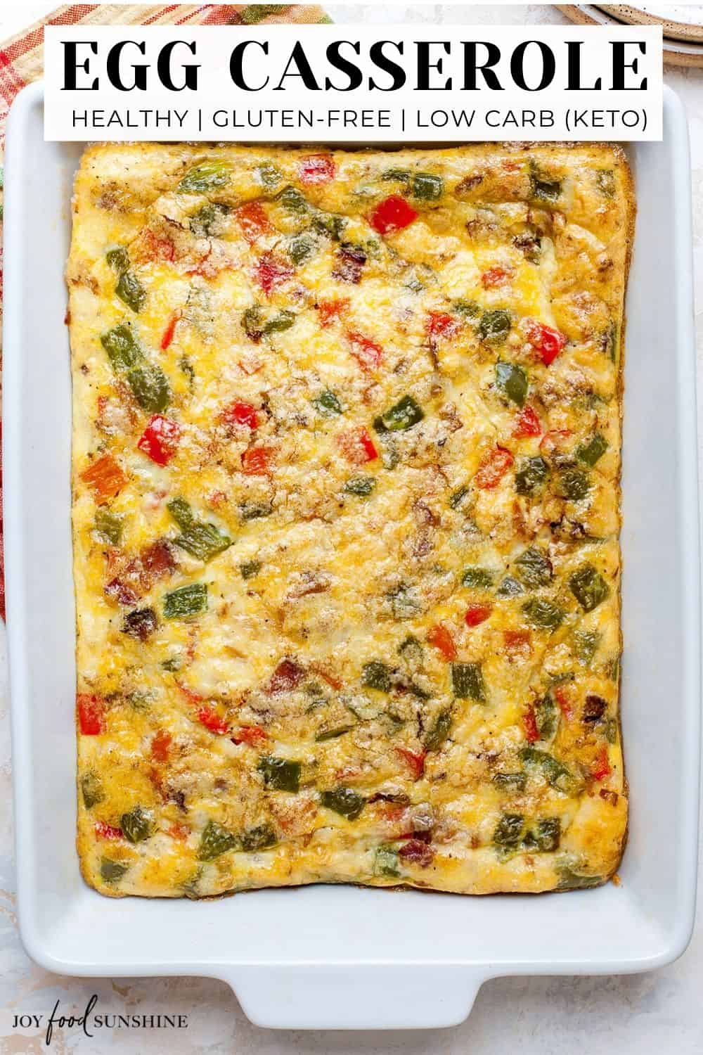 Egg Casserole (Egg Bake) - JoyFoodSunshine