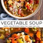 Easy Homemade Vegetable Soup - JoyFoodSunshine