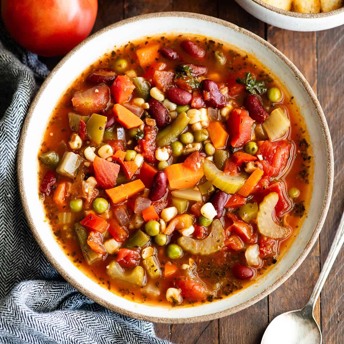Easy Homemade Vegetable Soup Recipe