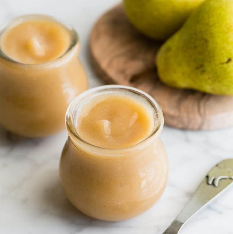 Pear Puree for Baby (Pear Baby Food) JoyFoodSunshine