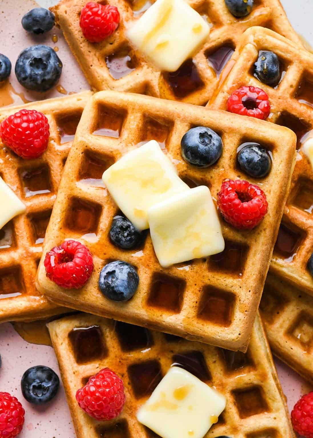 Best Waffles Recipe - JoyFoodSunshine