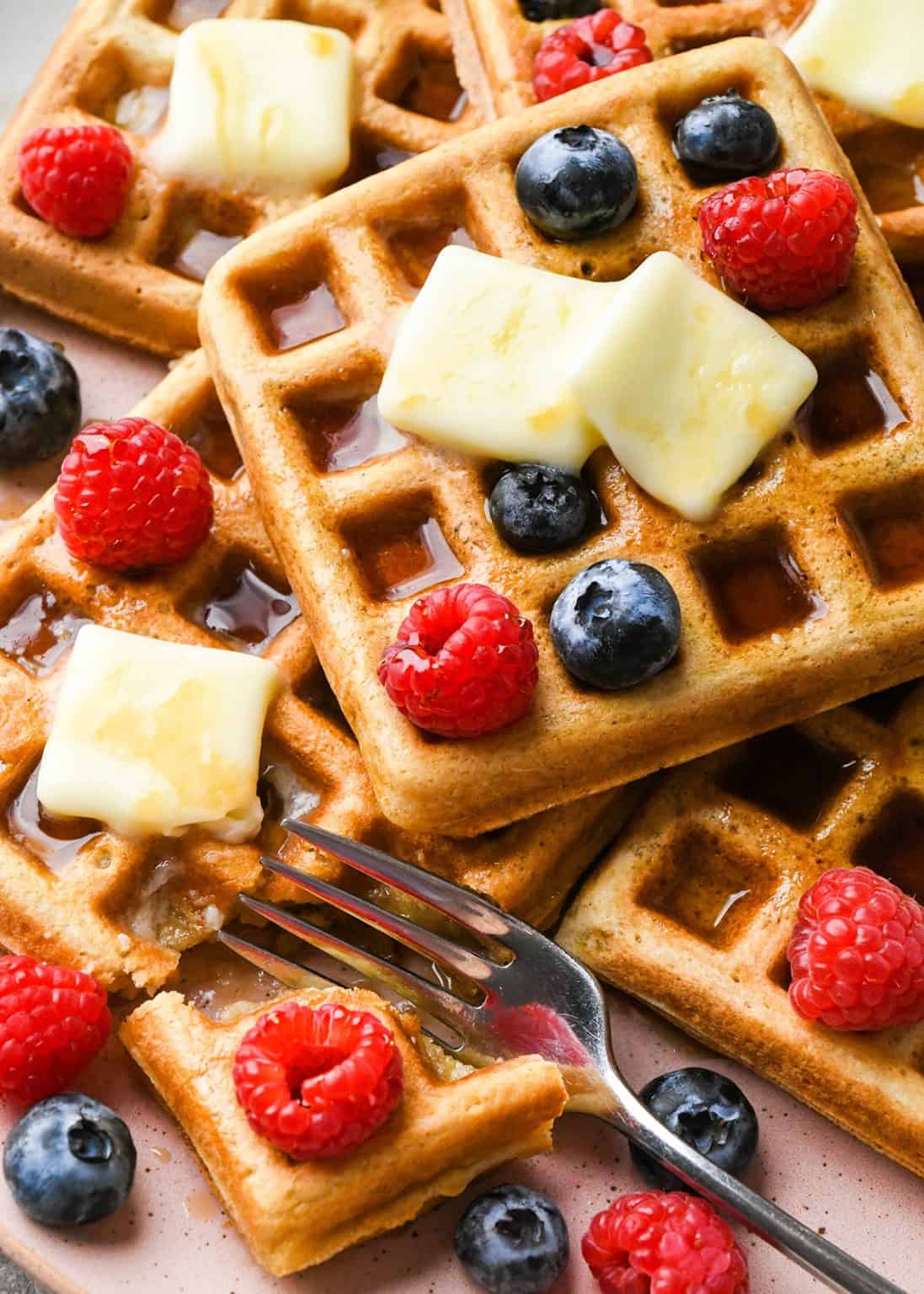 Best Waffles Recipe - JoyFoodSunshine