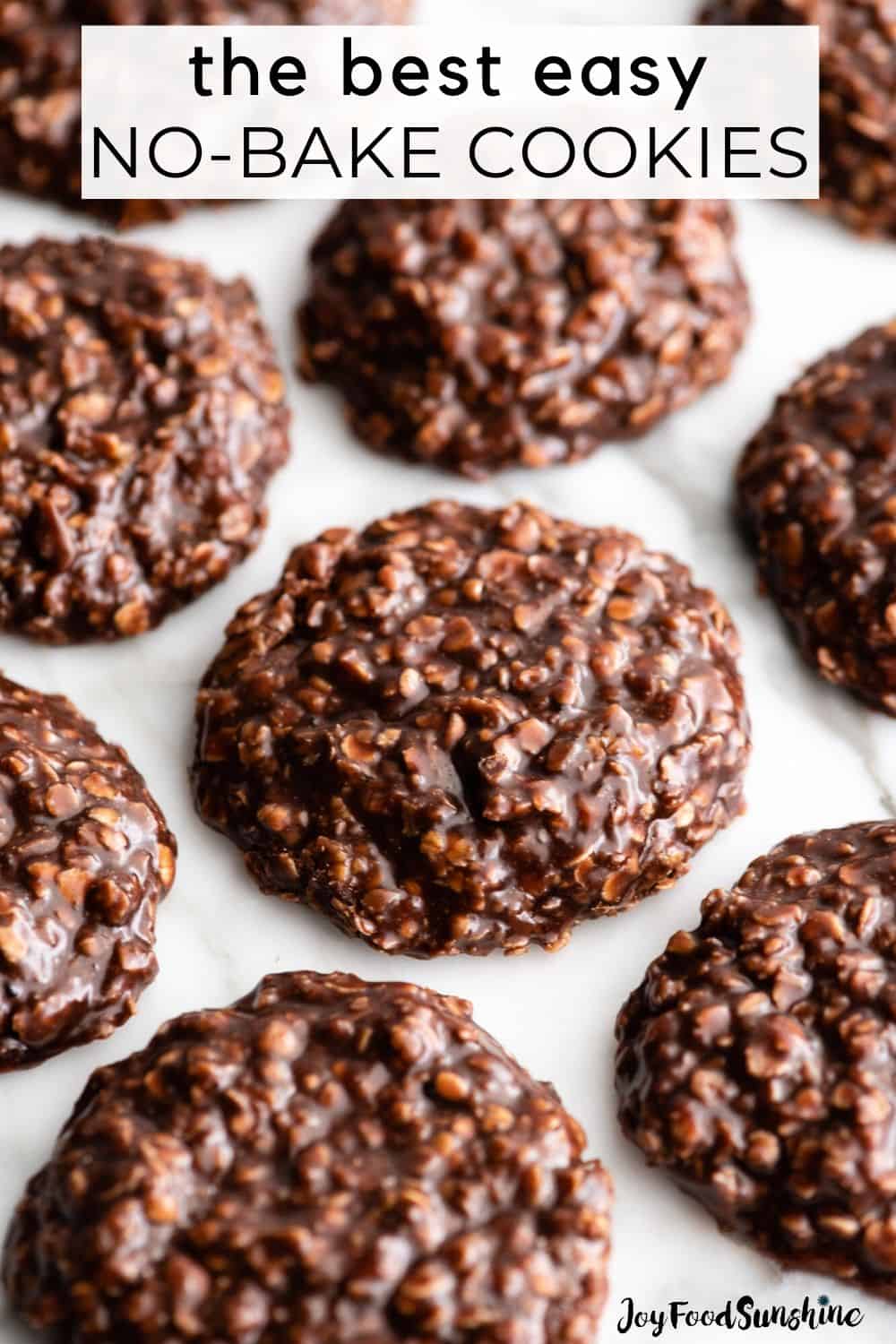 The Best No Bake Cookies - JoyFoodSunshine