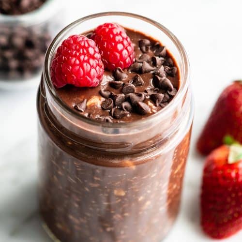 Healthy Chocolate Overnight Oats - JoyFoodSunshine