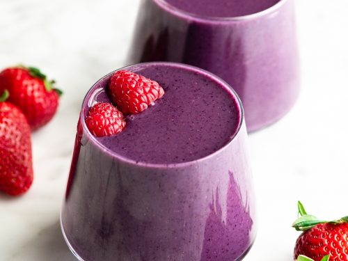 Healthy Mixed Berry Smoothie - JoyFoodSunshine
