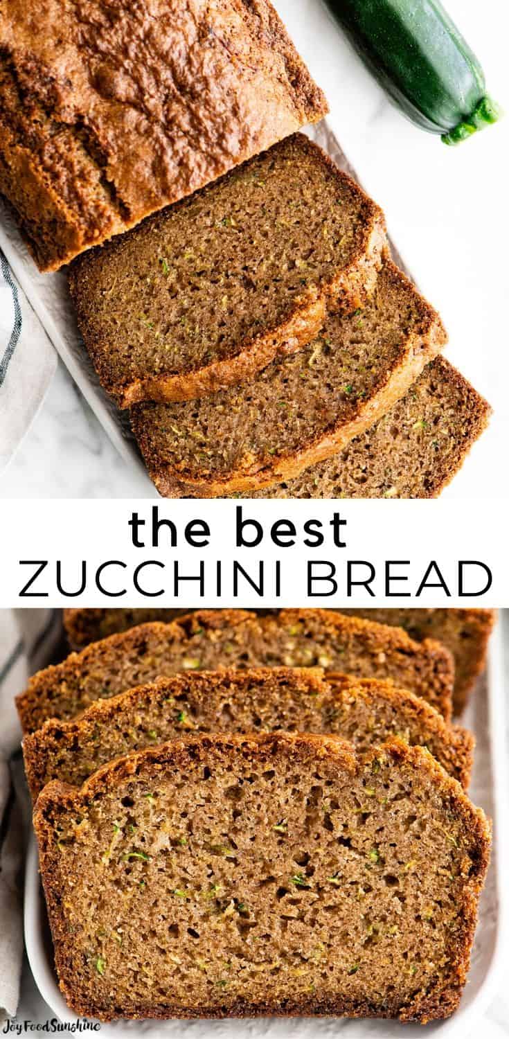 Best Zucchini Bread - JoyFoodSunshine