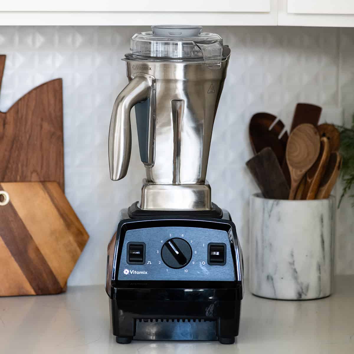 Vitamix Stainless Steel Container on the Vitamix Explorian Blender