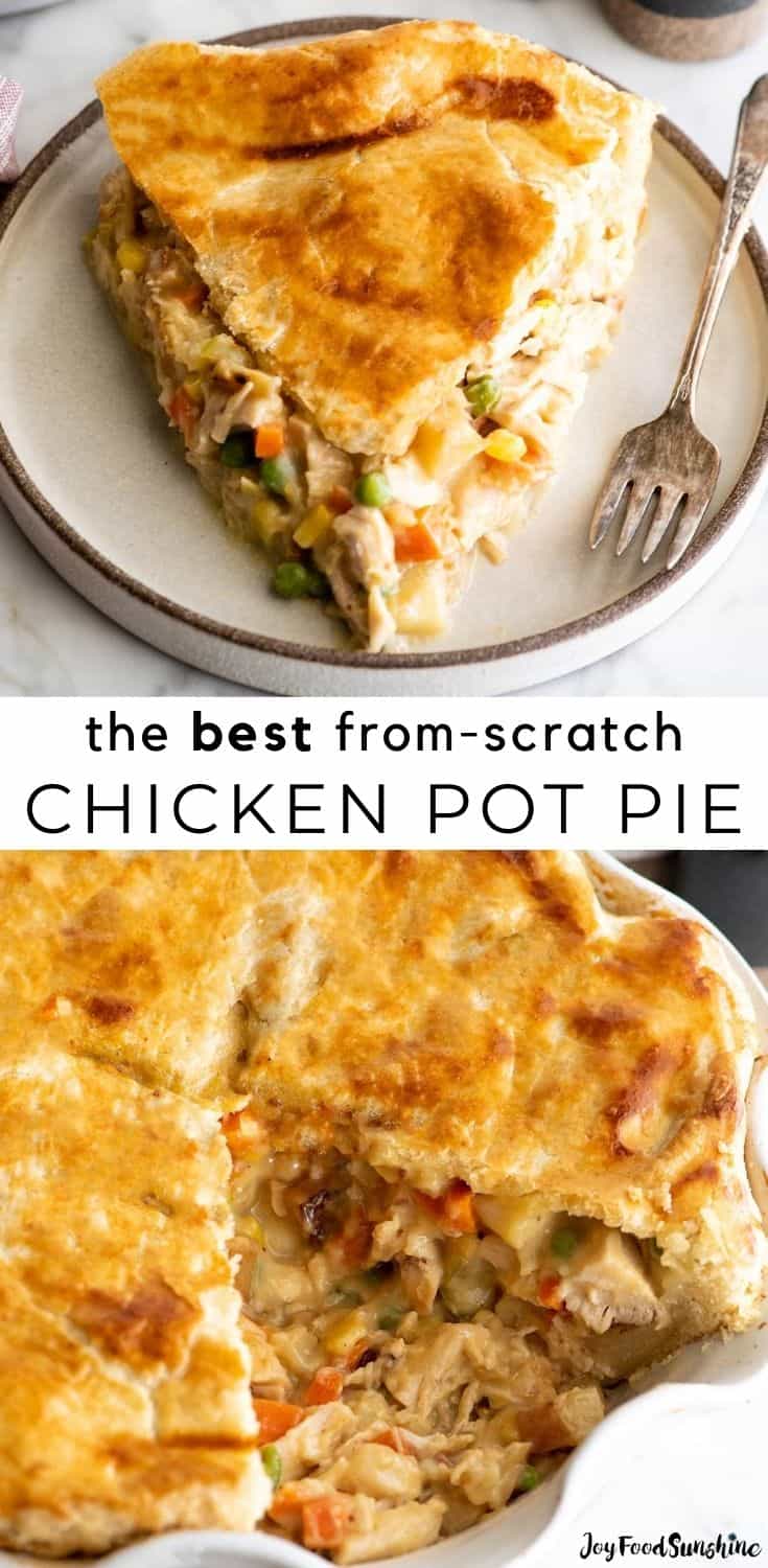 Best Homemade Chicken Pot Pie Recipe (From Scratch) - JoyFoodSunshine