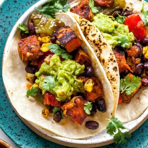 Black Bean Sweet Potato Tacos - JoyFoodSunshine