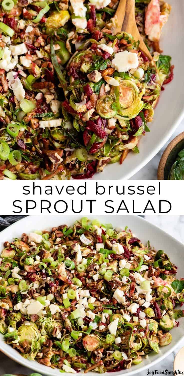 Brussel Sprout Salad - JoyFoodSunshine