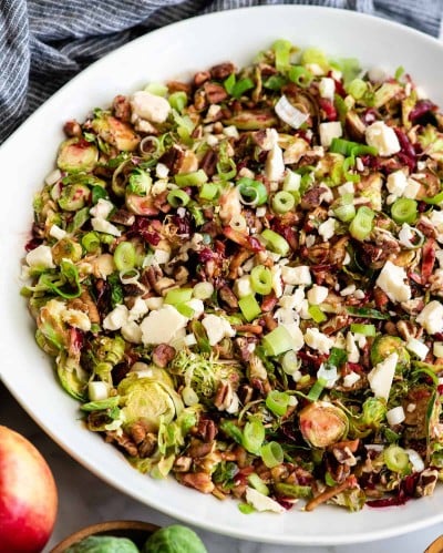 Brussel Sprout Salad - JoyFoodSunshine