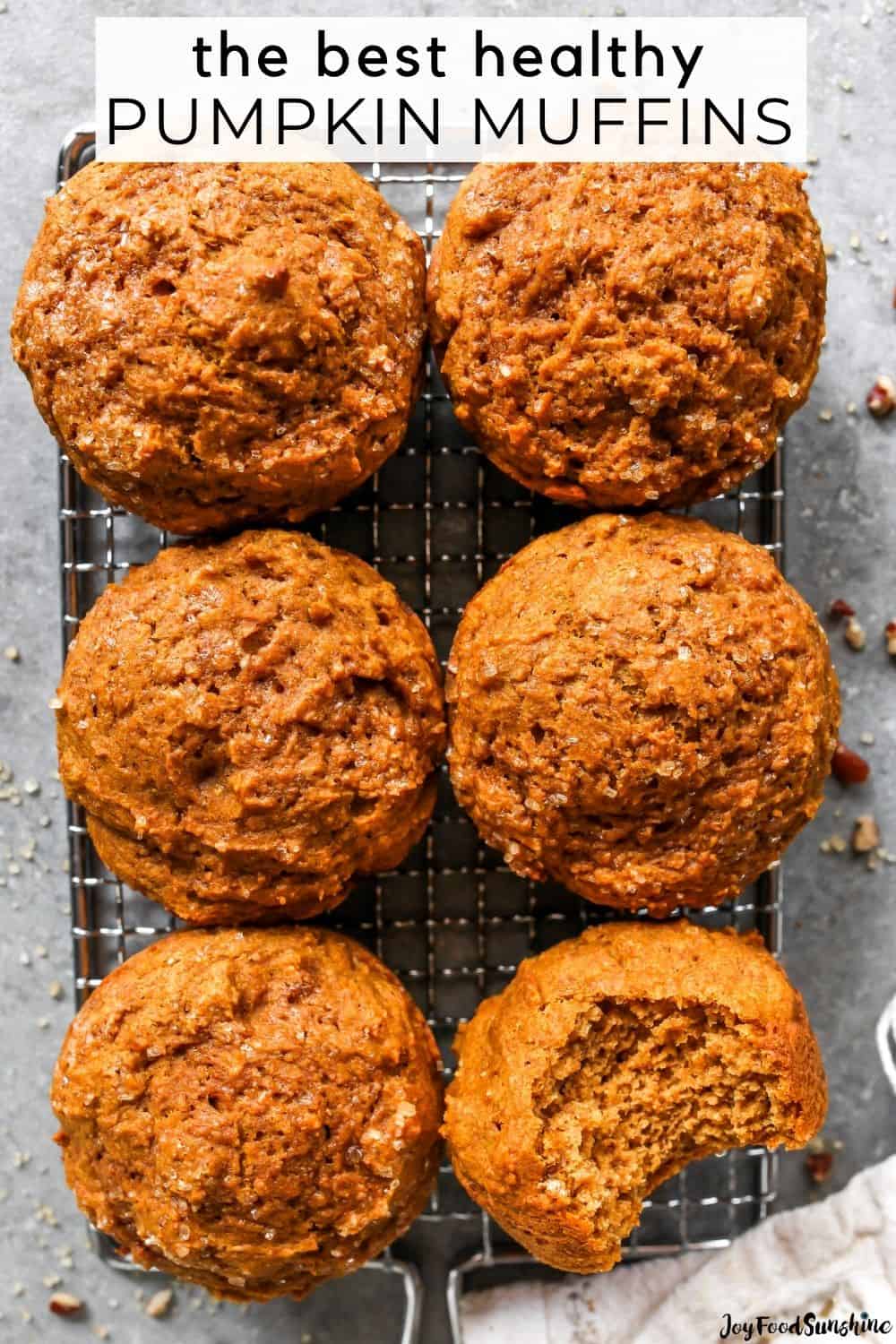 Healthy Pumpkin Muffins JoyFoodSunshine   Healthy Pumpkin Muffins Pinterest Short 2 