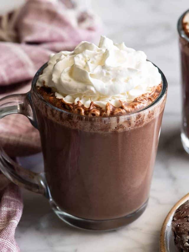 AMAZING HOMEMADE HOT CHOCOLATE RECIPE (HOT COCOA) STORY - JoyFoodSunshine