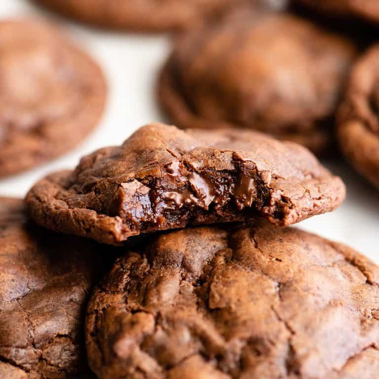Chocolate Brownie Cookies Recipe 6 768x768 