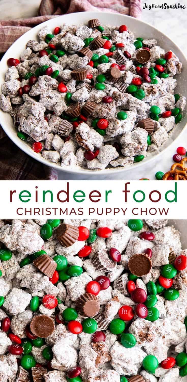 Reindeer Food Recipe (Christmas Puppy Chow) - JoyFoodSunshine