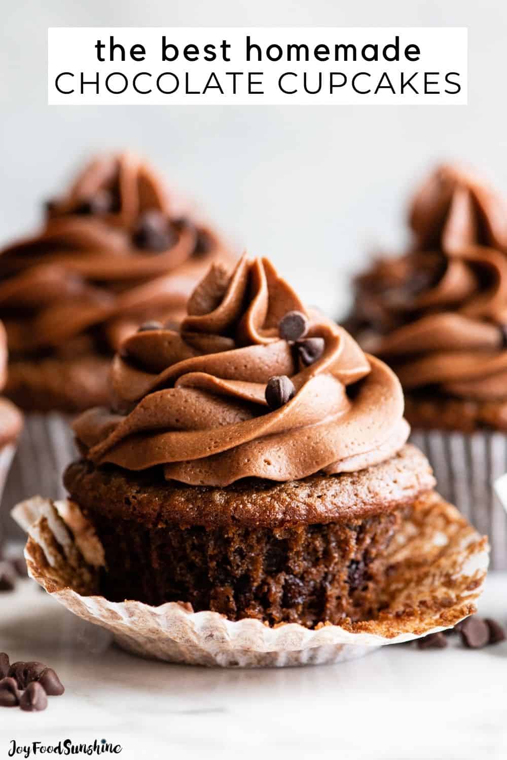 Best Chocolate Cupcakes Recipe - JoyFoodSunshine