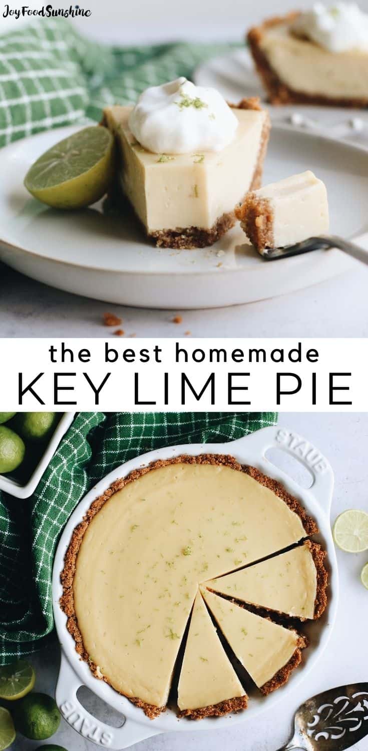 Key Lime Pie - JoyFoodSunshine