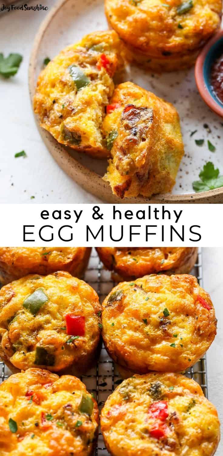 Breakfast Egg Muffins Recipe (Egg Cups) - JoyFoodSunshine