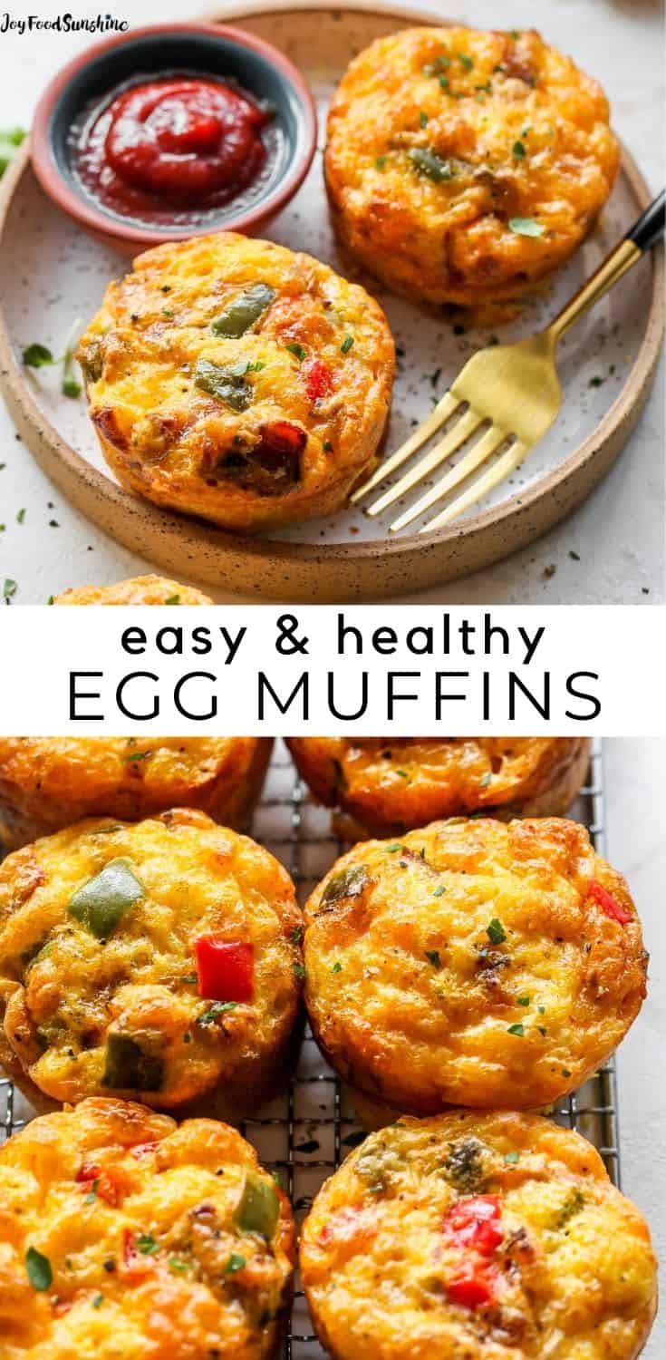 Breakfast Egg Muffins Recipe (Egg Cups) - JoyFoodSunshine