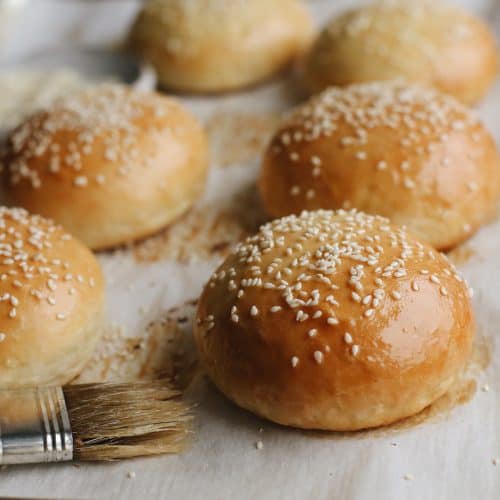 Homemade Hamburger Buns (Burger Buns) - JoyFoodSunshine