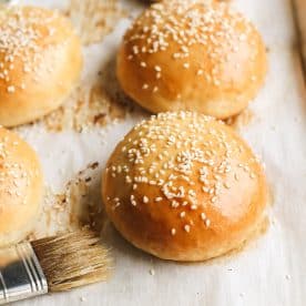 Homemade Hamburger Buns (Burger Buns) - JoyFoodSunshine