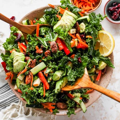 Kale Salad Recipe - JoyFoodSunshine